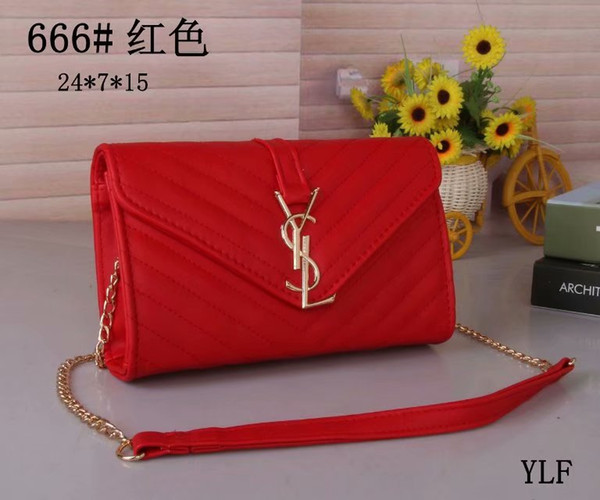 2019 newest style famous Womans Most popular Ladies bag handbags women bags designer Women Leather Chain Bag Crossbody and Shoulder Bags 666