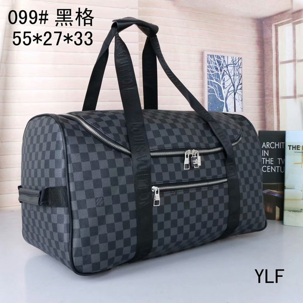 2018 new fashion men women travel bag duffle bag brand designer luggage handbags large capacity sport bag 55X26X34CM