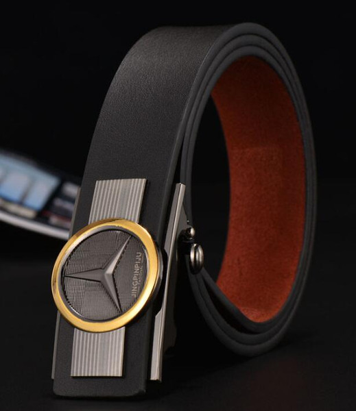 high quality brand Mercedes-Benz belt women and men luxury famous fashion waist belt genuine leather Audi belt Automatic buckle