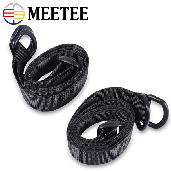 Meetee Nylon Strap Fixed Belt Backpack Webbing Belt Tactical Outdoor Camping Quick Release Buckle Tied Band Bag Mattress Sleeping Long