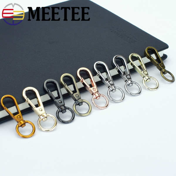 Meetee Metal Buckle Lobster Clasps Swivel Trigger Clips Snap Hooks For Handbags DIY Luggage Hardware Accessories