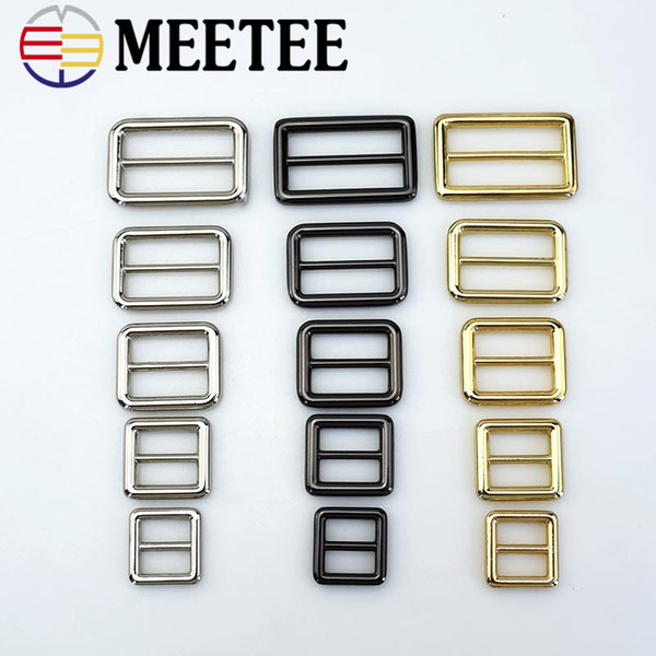 Meetee High Quality Metal Buckle For Bag Backpack Webbing Strap Dog Collar Buckle Snap Hooks Clasp DIY Leather Craft Sewing Accessories