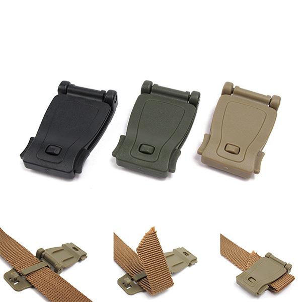 MEETEE Backpack Fixed Belt Tail Clip Buckle Outdoor Direct clamp connector Webbing Clipper High Quality Bag Accessories