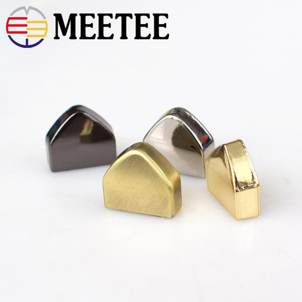 Meetee Metal Zipper Cord Lock Stop Zipper Pull TailClip Buckles Plug Head Screw DIY Bags Leather Hardware Accessories Crafts