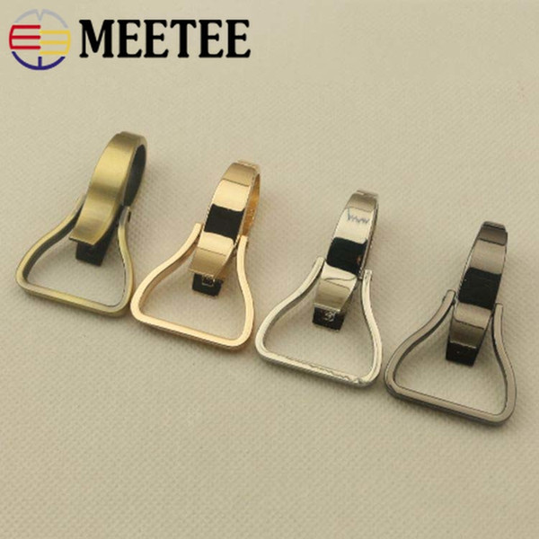 Meetee Metal Swivel Snap Hook Buckles For Handbag Strap Chain Clasps Lobster Connector Keychain Webbing Dog Collar DIY Luggage Accessories