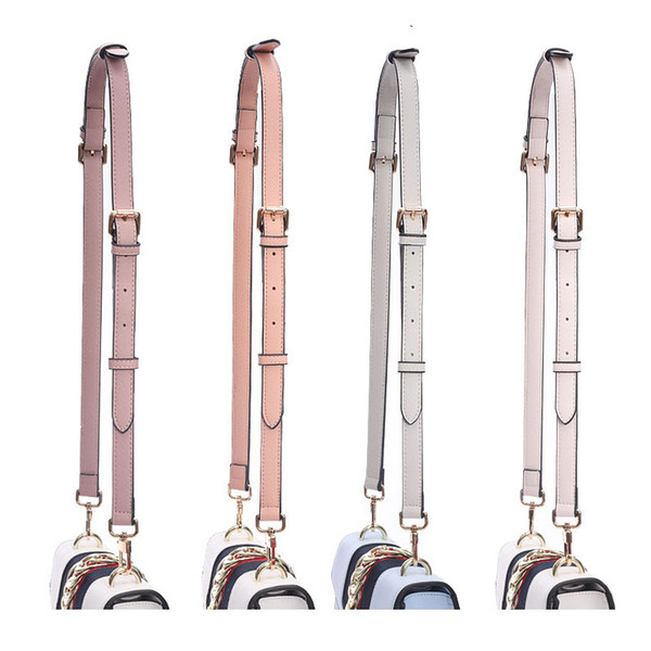 Meetee One shoulder strap Detachable fashion versatile cross pattern colorful adjustable slung belt dual-use ladies bag accessories