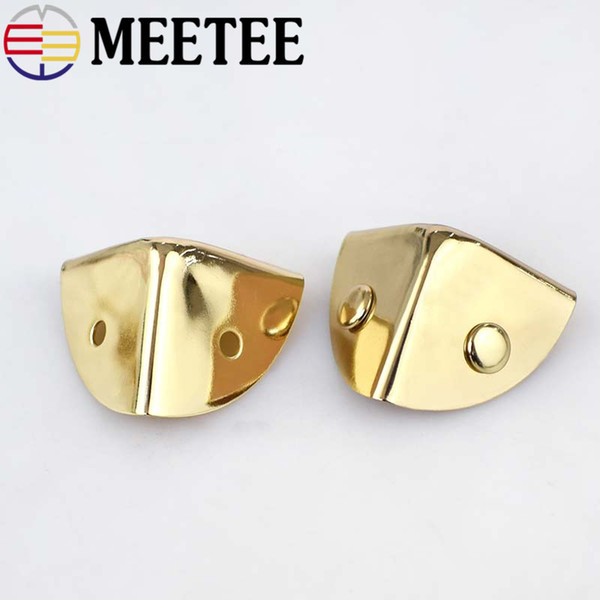 Meetee Alloy Metal Buckle Buttons Bag Fasteners Clasps Buttons Bags Parts Protect Hardware Sewing Accessories AP484