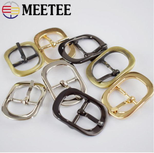 Meetee metal needle pin buckle bag belt adjustable buckles strap connection detachable luggage hardware fittings accessories