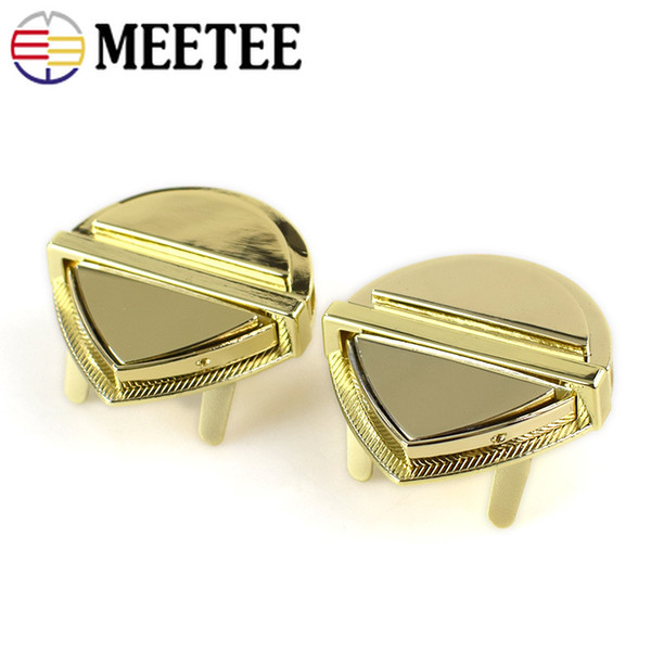 Metal Bag Lock Snap Twist Turn Locks Metal Buckles Buckle Female Handbag Clasp Closure DIY Craft Hardware Accessory BD387