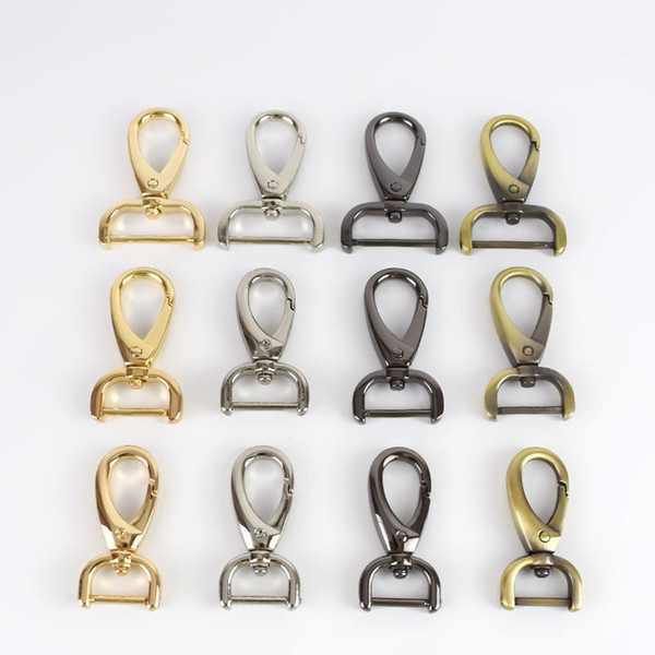 Meetee 20/25mm Metal Bag Dog Hook Buckle Clasps Bags Chain Buckle Movable Screw Hooks DIY Sewing Key Chain Accessories AP344