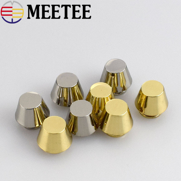 Meetee Button Plating Tacks Promotion Time-limited Oval Combined Nail-face Screw Box Bag Hardware Accessories Handbag F3-13