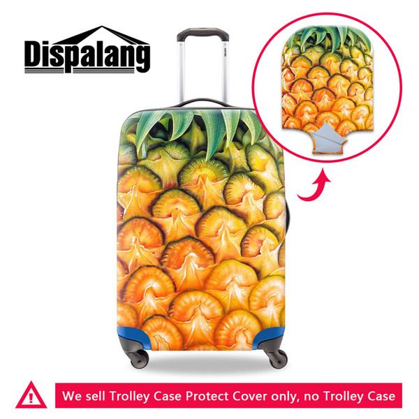 Luggage Protector Suitcase Cover Waterproof Pineapple Cherry Printed Luggage Cover for 18