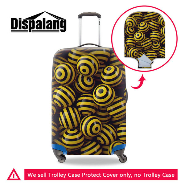 Polyester Zippered S M L Cool Protective Covers For 18-30 Inch Travel Trolley Case Luggage Protectors