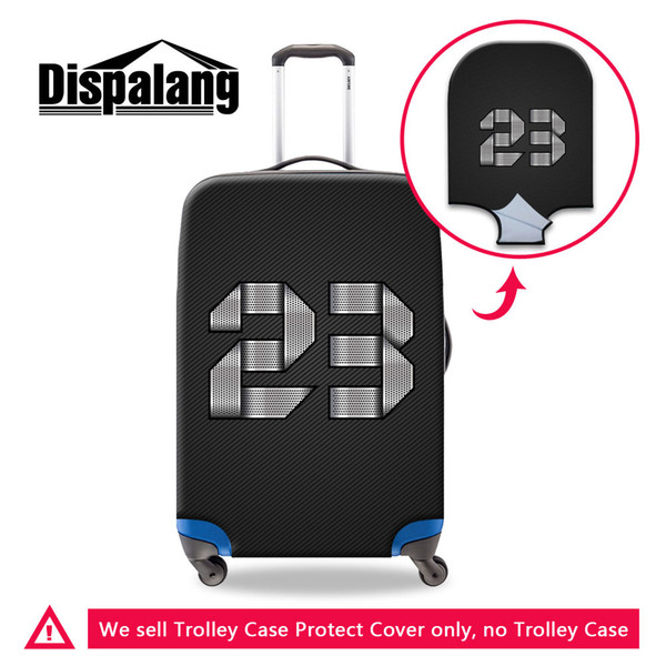 Number 10 23 Print Luggage Cover Spandex Suitcase Rain Cover with Zipper Closure Apply to 18-30Inch Personalized Travel Accessory Dust Cover