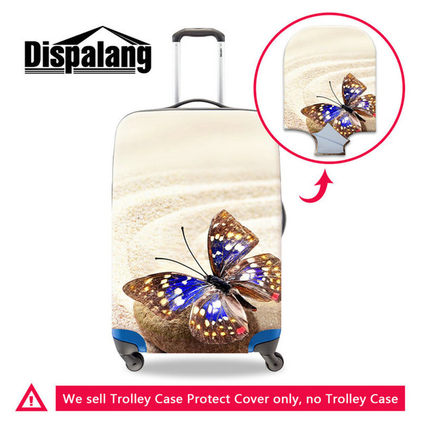 Animal Butterfly Printing Polyester Suitcases Protective Cover Bag For Men Trolley Case Protect Covers For The Young Boys Girls Travel