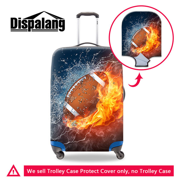 Most Hottest Luggage Cover for Travelling Popular Travel Accessories for Men Women Double Print Baseball on Luggage Bag Protector Washable