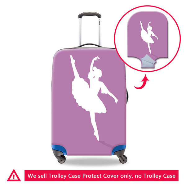 Artistic Luggage Protector Cover Spandex Apply to 18 20 22 24 26 28 30 inch Suitcase Protective Cover with Zipper Elastic Dustproof Covers