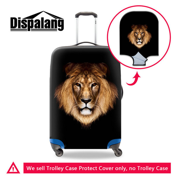 High Quality Spandex Elastic Luggage Protective Cover For 18-30 Inch Case Animal Lion Leopard Printing Waterproof Dustproof Suitcase Covers