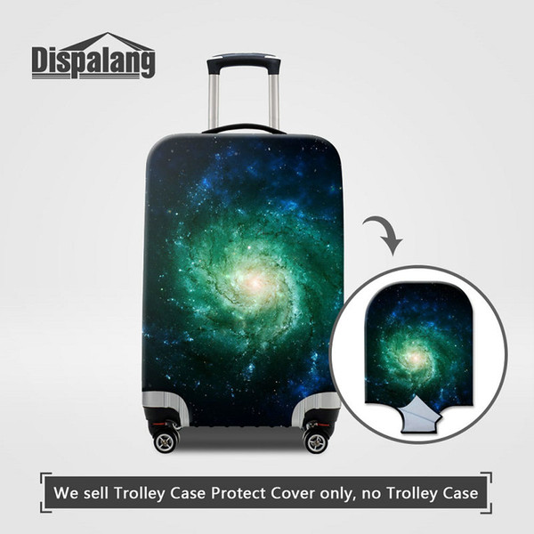 Newly Design Universe Space Protective Luggage Cover Paisley Galaxy Stars Printed Waterproof Dust Rain Womens Men Elastic Travel Accessories