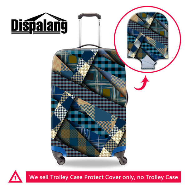 custom luggage Protective Covers exquisite geometry pattern fashion cover apply to Trolley Suitcase cover high quality travel bag cover