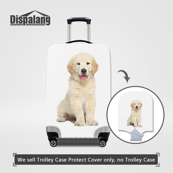 Cat Dog Printing Luggage Protector Cover For 18-30 Inch Travel On Road Case For Suitcase Animal Children Outdoor Waterproof Rain Dust Covers