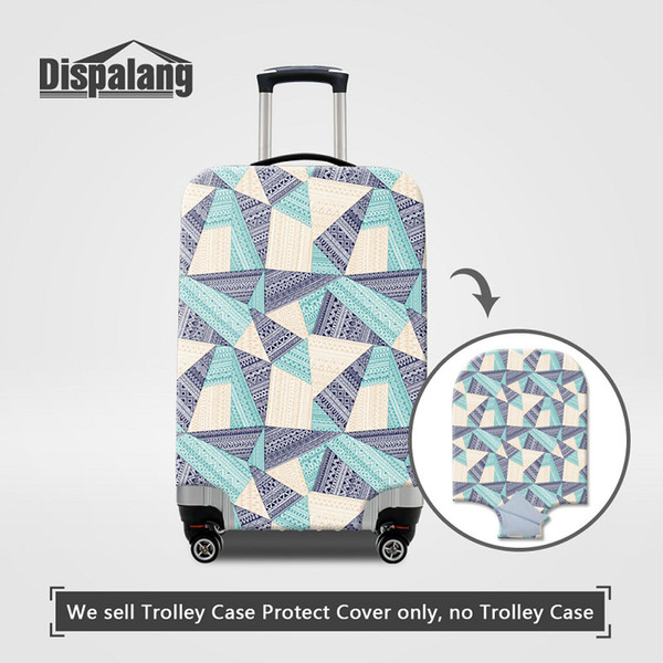 Case For A Suitcase Protective Cover Apply To 18~30 Inch Case Geometric Patterns Travel On Road Dustproof Luggage Covers Travel Accessories