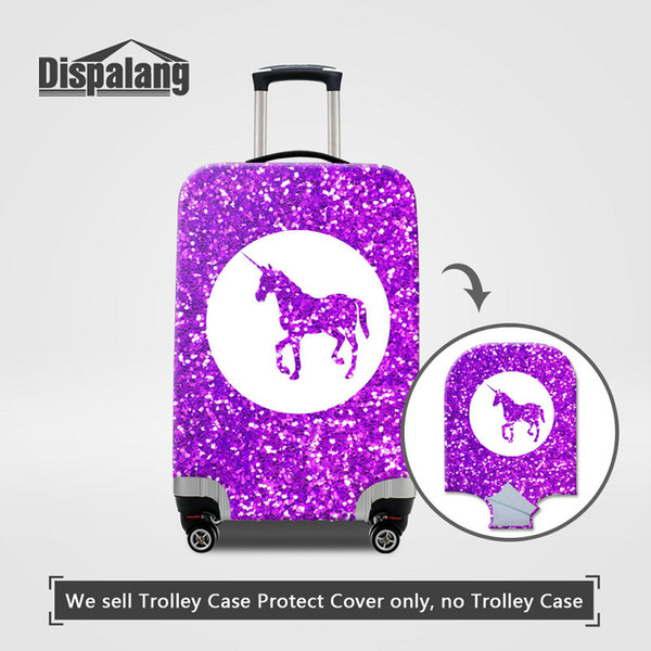 Fantastic Unicorn Women Travel Accessories Cartoon Printing Luggage Protector Cover For 18 20 22 24 26 28 30 Inch Suitcase Waterproof Covers