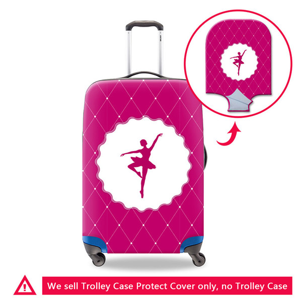 Brand Luggage Cover Pattern 2018 Fashion Travel Accessories for Girls Cute Suitcase Cover Apply to 18 20 22 24 26 28 30 inch Drop Shipping
