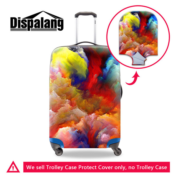 Colorful Luggage Protective Covers for 18 20 22 24 26 28 30 inch Suitcase Cover Protector Printed Trolley Case Cover Women Travel Accessory