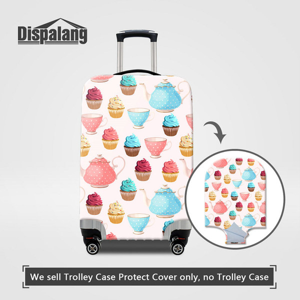 Case For A Suitcase Travel On Road Luggage Cover For 18 20 22 24 26 28 30 Inch Trolley Cases Cute Ice Cream Printing Quality baggage covers