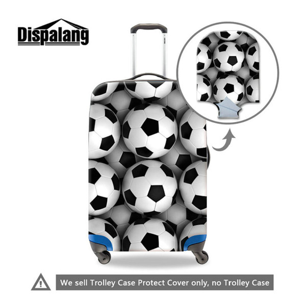 Men Outdoor Thicken Wearable Travel Luggage Suitcase Protective Cover For 18 20 22 24 26 28 30 Inch Suitcase Football Soccer Antidust Covers