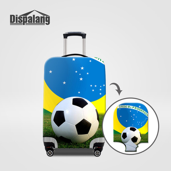 Elastic Thicker Stretch Luggage Protective Covers For 18-32 Inch Men Fashion Football Basketball Printing Suitcase Cover Travel Accessories