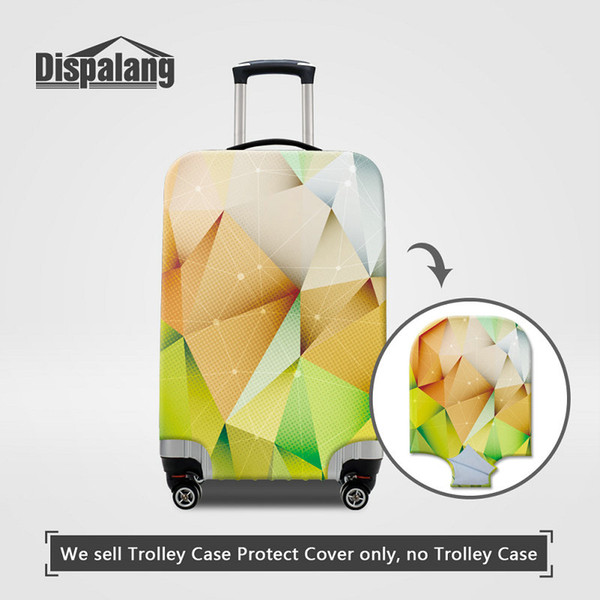 Waterproof Elastic Suitcase Stretch Thick Case Covers Diamond Customized Design 18 20 22 24 26 28 30 Inch Teenagers Luggage Protector Covers