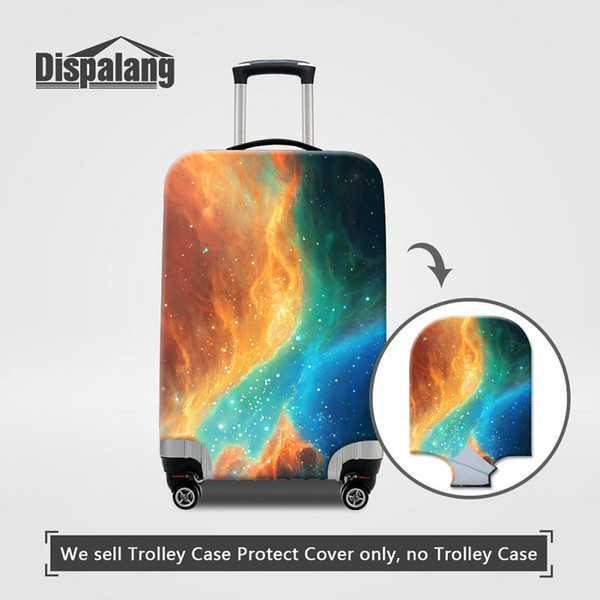 Travel On Road Luggage Cover Galaxy Stars Stretch Elastic Suitcase Protective Trunk Covers For 18 20 22 24 26 28 30 Inch Case For A Suitcase