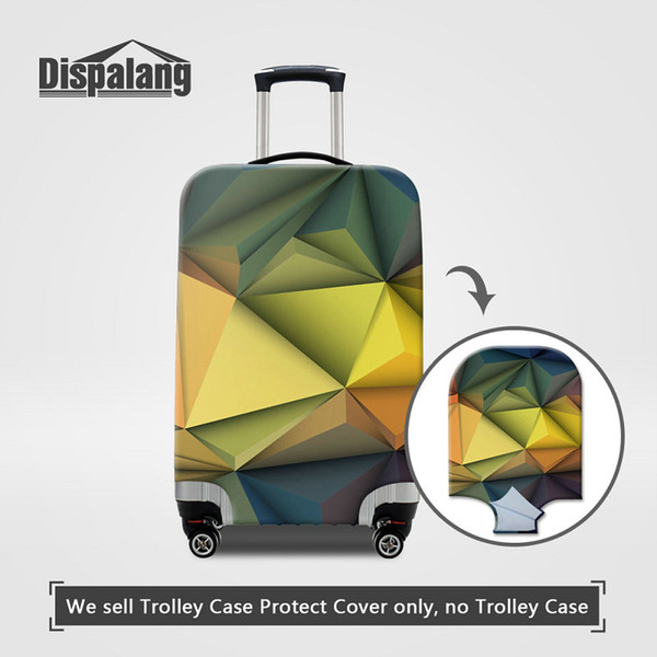 Case For A Suitcase Diamond Patterns Printing Luggage Protective Cover For 18-30 Inch Trolley Case Fashion Women's Travel Accessories Supply