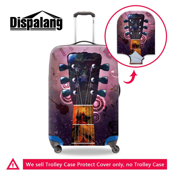 Case For A Suitcase Thicker Elastic Stretch Luggage Protective Cover For 18-30 Inch Trolley Children Personalized Design Guitar Piano Covers