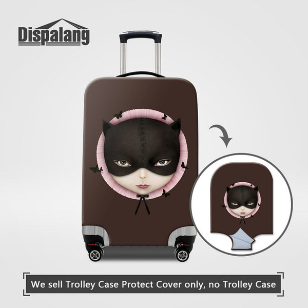 Case For A Suitcase Fashion Travel On Road Luggage Protective Covers For 18-30 Inch Trolley Cartoon Printing Dust Waterproof Elastic Cover