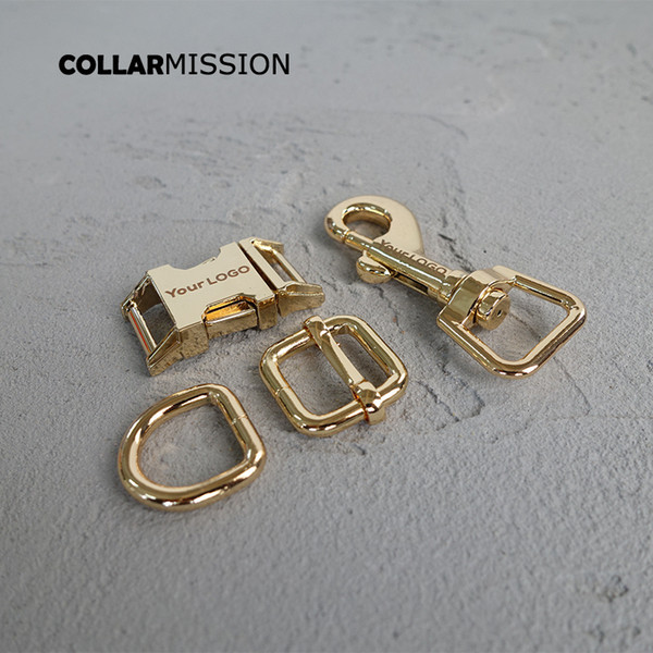 Engraved buckle, We provide laser engraving service customize LOGO For Backpack Bag Cat Dog Collar 15mm DIY Accessory