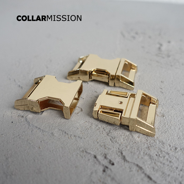 Quick marketing release buckle customized metal buckle for 20mm sewing dog cat necklace kirsite handmade accessories CK20J