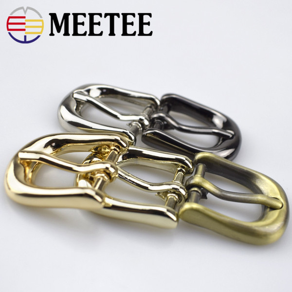 Metal Adjustable Buckle 11/15/20mm Metal Pin Buckles For Handbag Belt Strap Webbing Snap Hooks Clips Hardware Luggage Bag Accessories