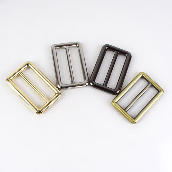 Meetee 38mm Metal Adjustment Buckles For Handbag Belt Bag Backpack Strap Buckles DIY Luggage Hardware Accessories