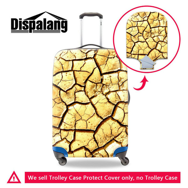 Colorful waterproof Adult 18-30 Inch fashion luggage Protect Suitcase Cover For S/M/L Trip Trolley Suitcase 3D Geometry Print