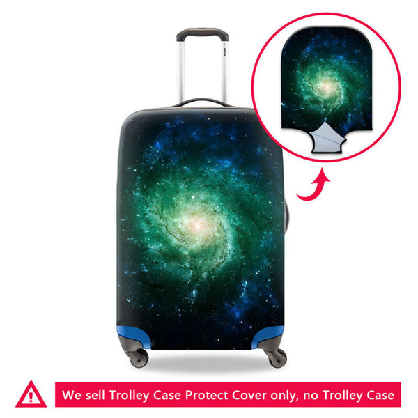 20 24 26 28 30 Inch Washable Galaxy Pattern Water Resistant Suitcase Covers Elastic Case Cover