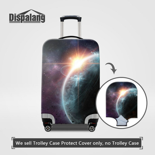 Universe Space Printing Luggage Protector Covers For 18 To 30 Inch Trunk Spandex Men Women Dustproof Rain Galaxy Designer Travel Accessories