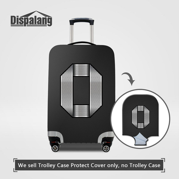 Newest Suitcase Protective Cover Apply To 18-30 Inch Case Custom Design Metal Number Spandex Quality Dustproof Elastic Trunk Luggage Covers