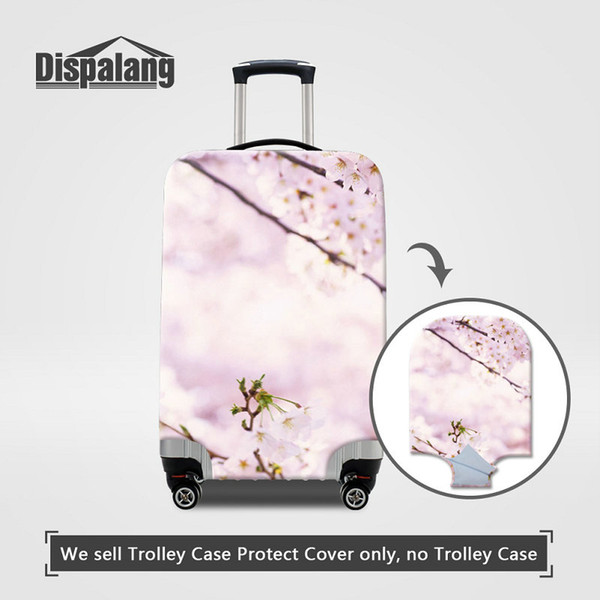 Thick Elastic Stretch Luggage Protective Cover With Zipper For 18 20 22 24 26 28 30 Inch Trunk Case Women Fashion Dust Rain Protector Covers