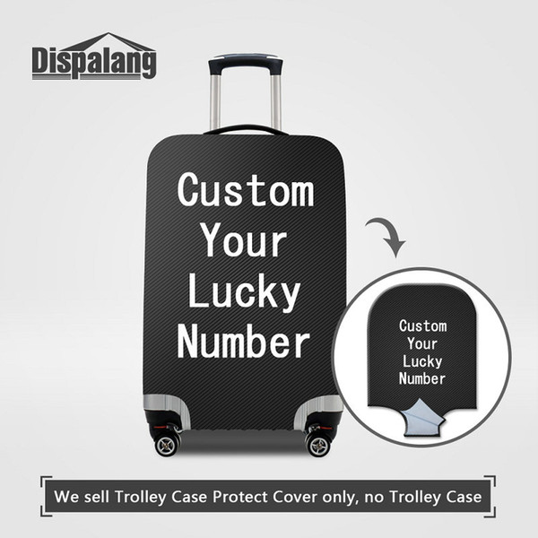 Travel On Road Male Personalized Customize Design Luggage Protective Covers For 18-30 Inch Trolley Suitcase Women Men Rain Dust Baggage Case