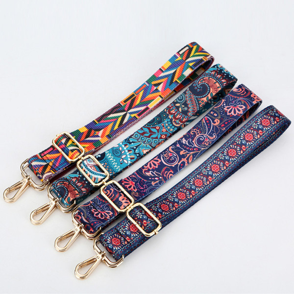 New Colorful Shoulder Belt Replacement Handbag Strap gold silver gun black buckle Width 3.8cm DIY Bag Accessories