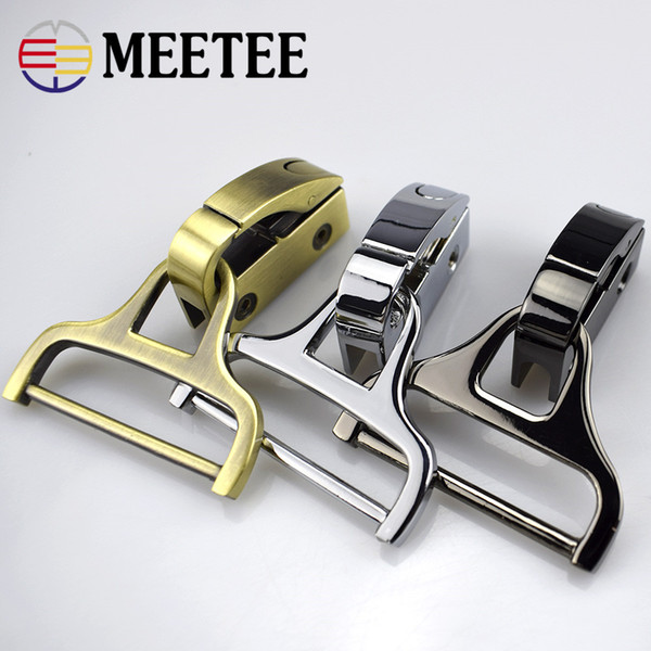 Meetee Metal Bag Side Clip Buckles for Handbag Strap Belt Clasp Screw Hook Connector Bag Hanger Hardware Accessories