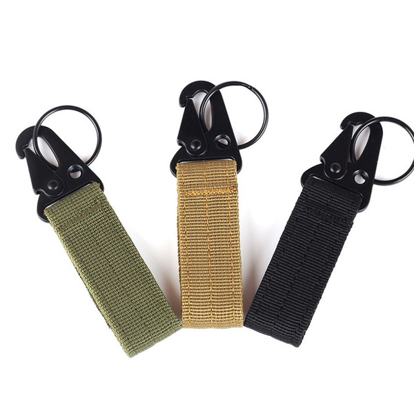 Meetee climbing hook multifunctional bag belt buckle 4.5cm belt nylon Webbing hooks key buckles F7-24